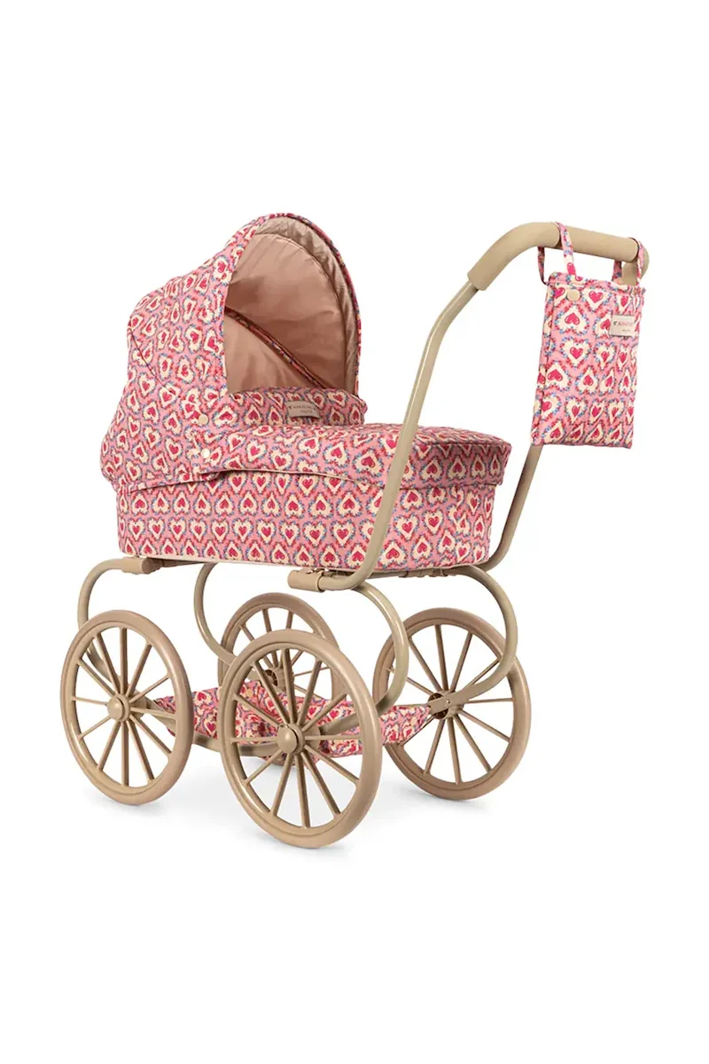 Konges Sløjd cărucior de păpuși pentru copii din bumbac MINNIE DOLL PRAM