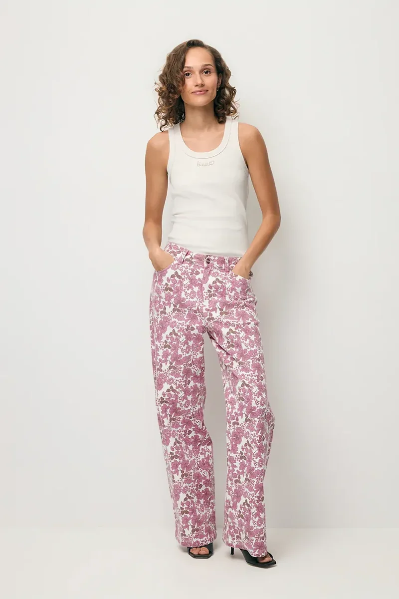 BIZUU pantaloni de femei din denim DONY