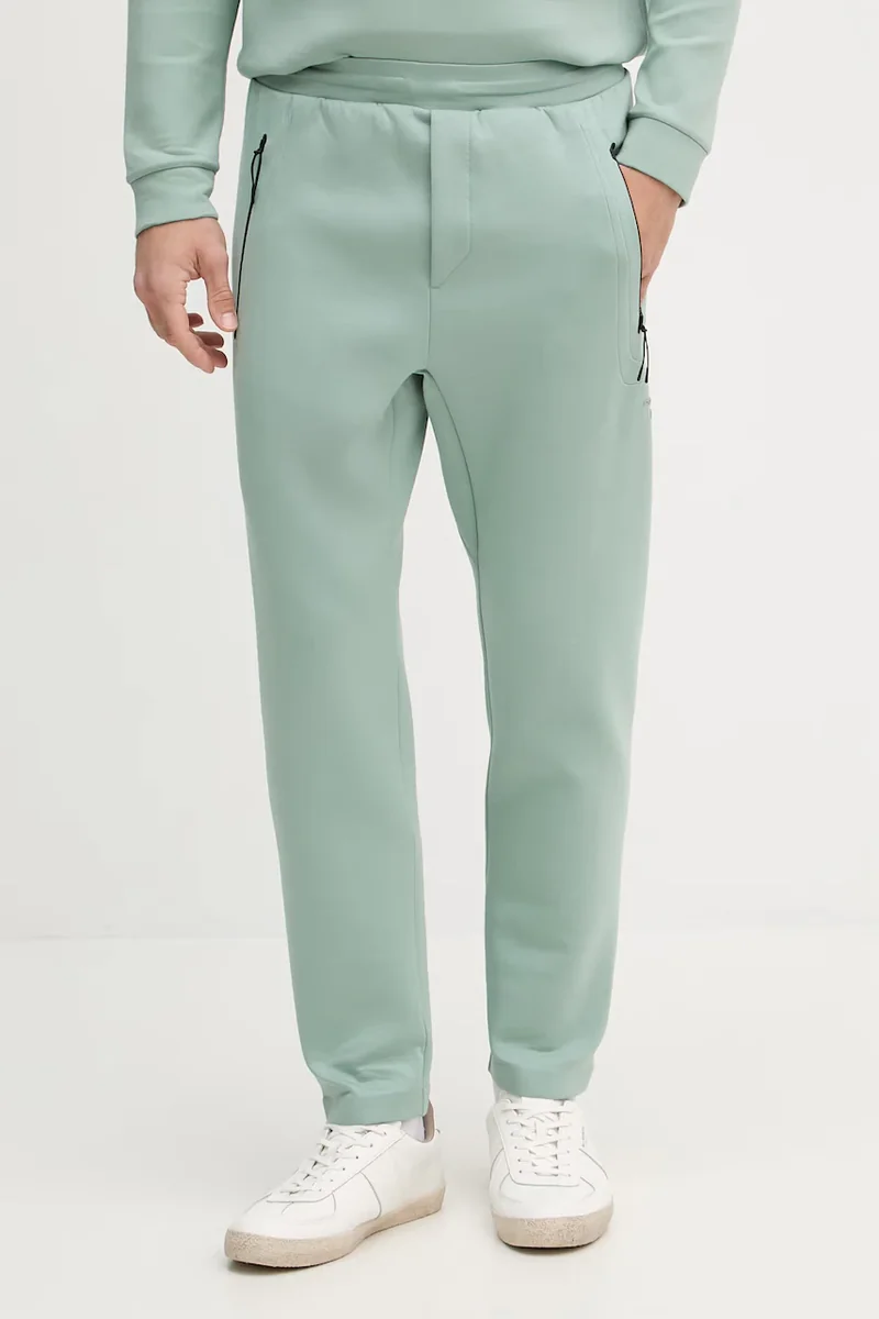 BOSS Green pantaloni de trening bărbați BOSS X PORSCHE