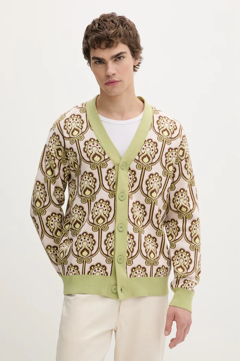 Drôle de Monsieur cardigan din bumbac Cardigan Tapisserie Florale