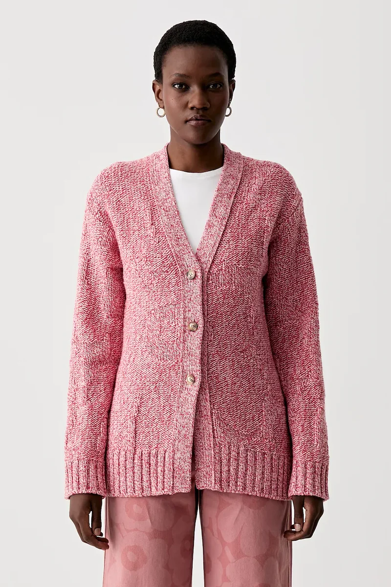 Marimekko cardigan pentru femei, din lână