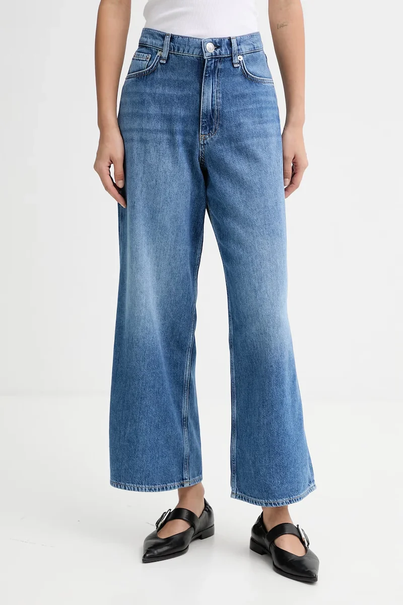 rag & bone blugi wide leg pentru femei