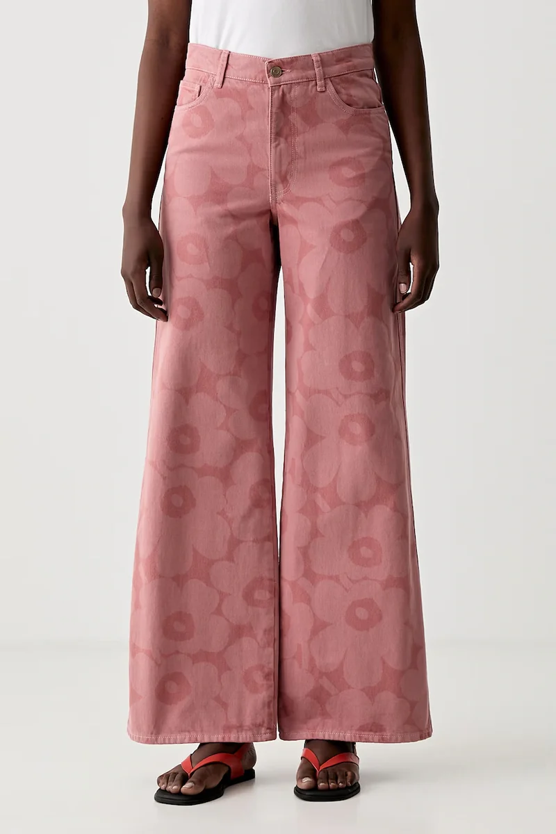 Marimekko blugi wide leg pentru femei