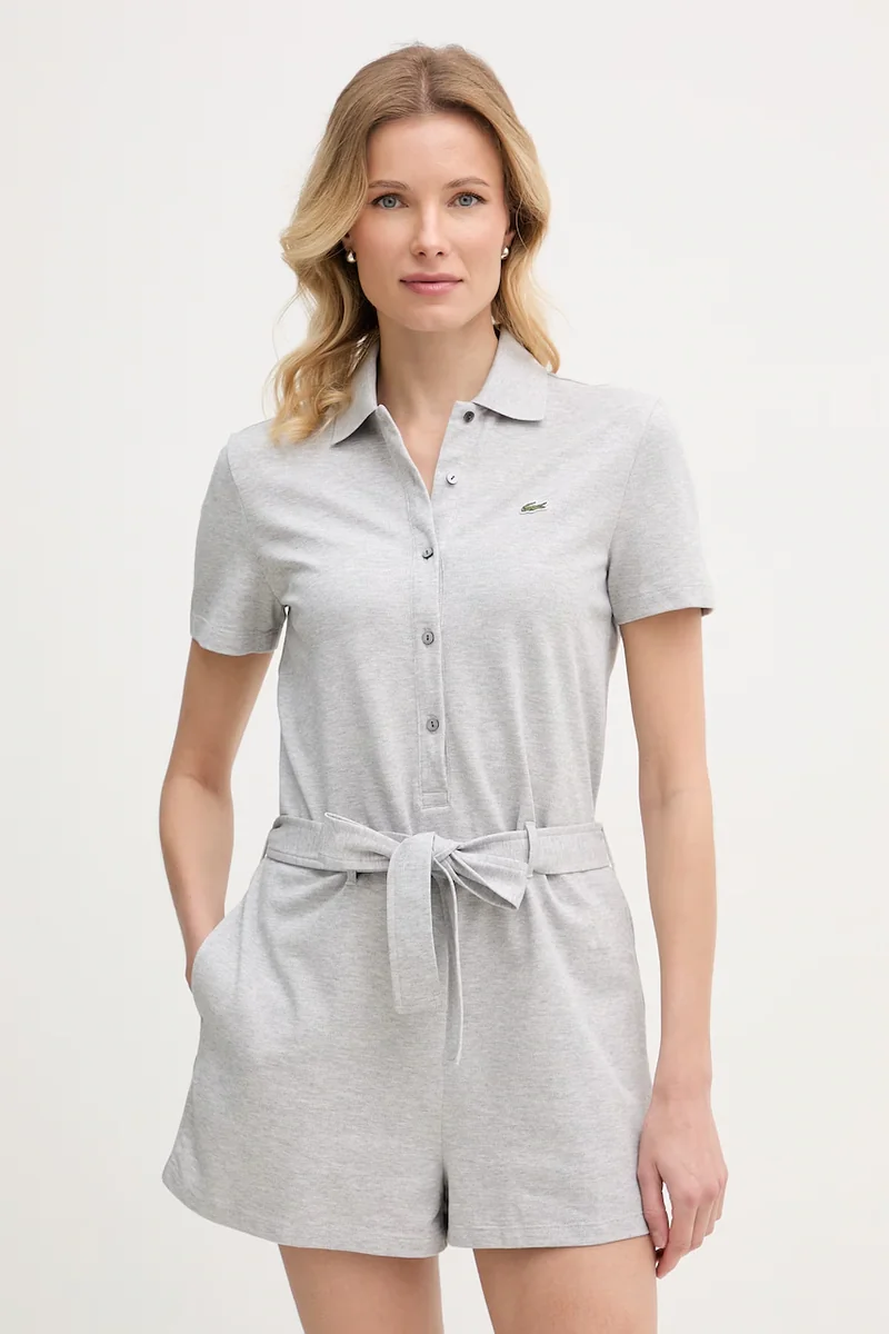 Lacoste salopetă pentru femei, din bumbac cu elastan