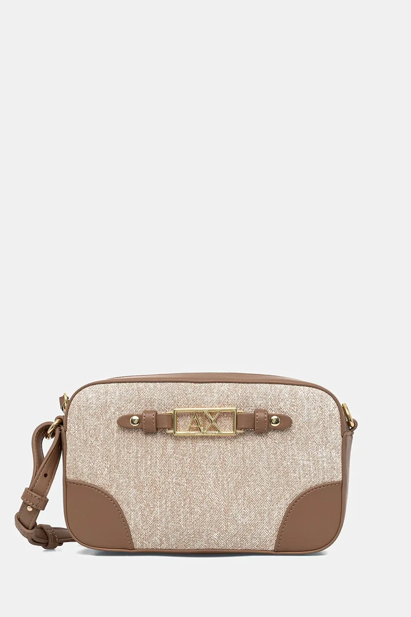 Armani Exchange geantă crossbody pentru femei, cu imitație de piele