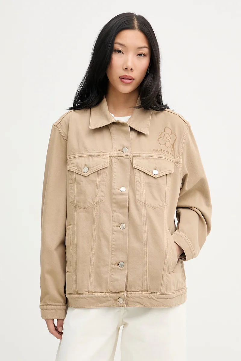Marimekko jachetă pentru femei, din denim