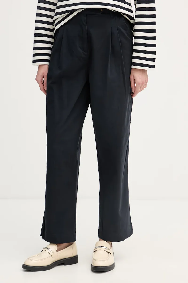 Barbour pantaloni pentru femei, din bumbac Verona