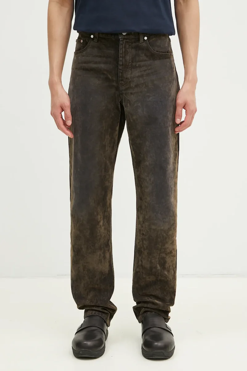Helmut Lang adidas Originals jeans Mid Rise Slim.Flock1
