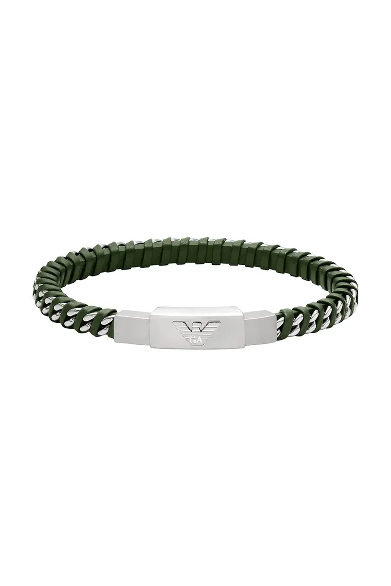 Emporio Armani brățară pentru bărbați din oțel nobil Eagle Logo