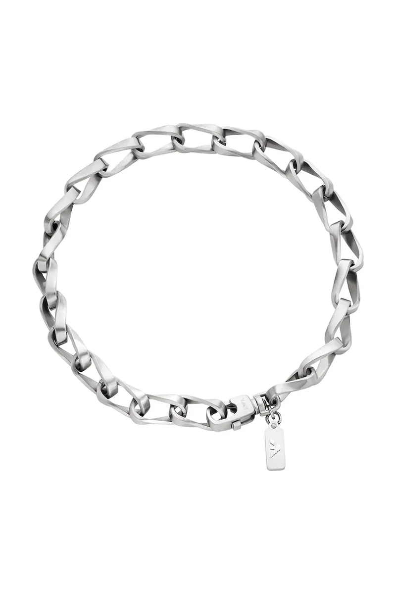 Emporio Armani lănțișor pentru bărbați din oțel nobil Eagle Logo