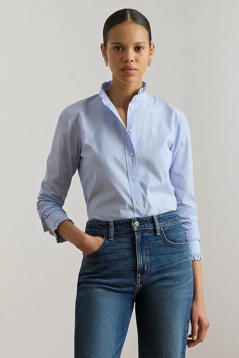 Lauren Ralph Lauren cămașă pentru femei, din bumbac