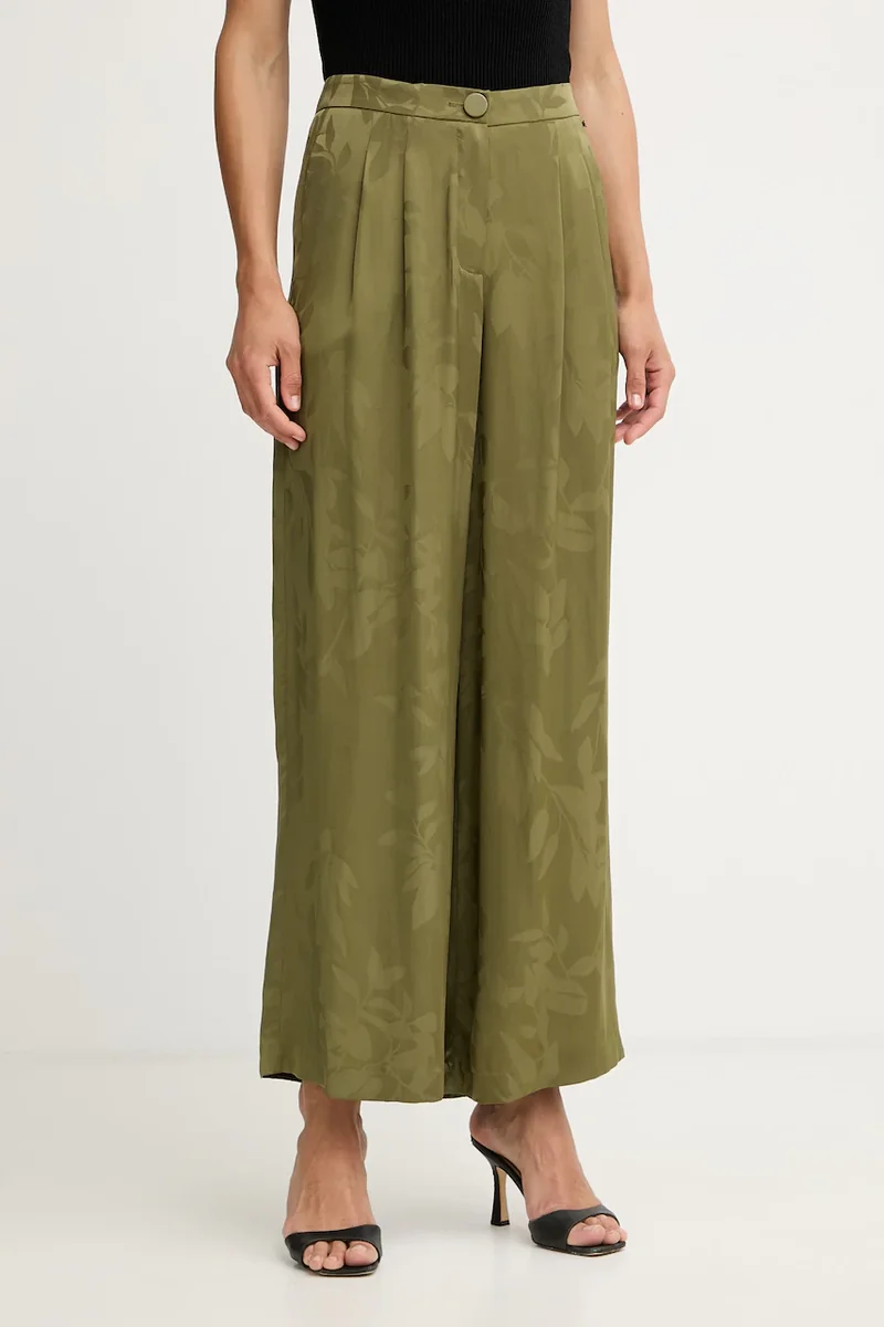 Armani Exchange pantaloni pentru femei, din vâscoză