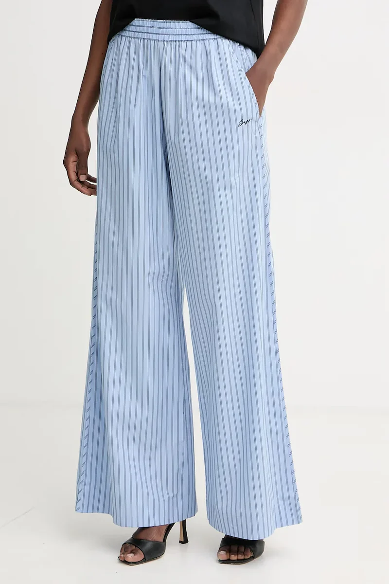 BOSS Orange pantaloni pentru femei, din bumbac C Tiplyn