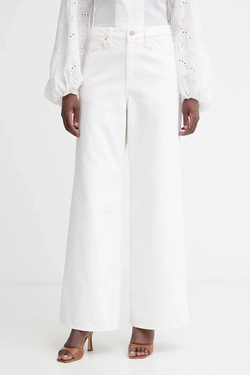 BOSS Orange blugi wide leg pentru femei C SLOUCHY MR 2.0