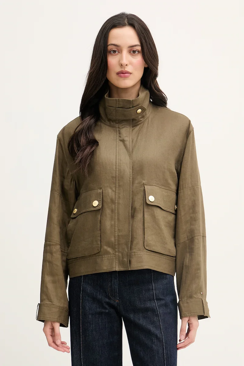 Tommy Hilfiger jachetă pentru femei, din in