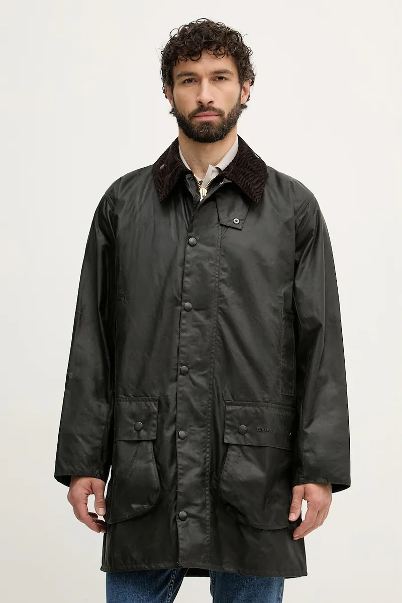 Barbour jachetă lungă bărbătească din bumbac