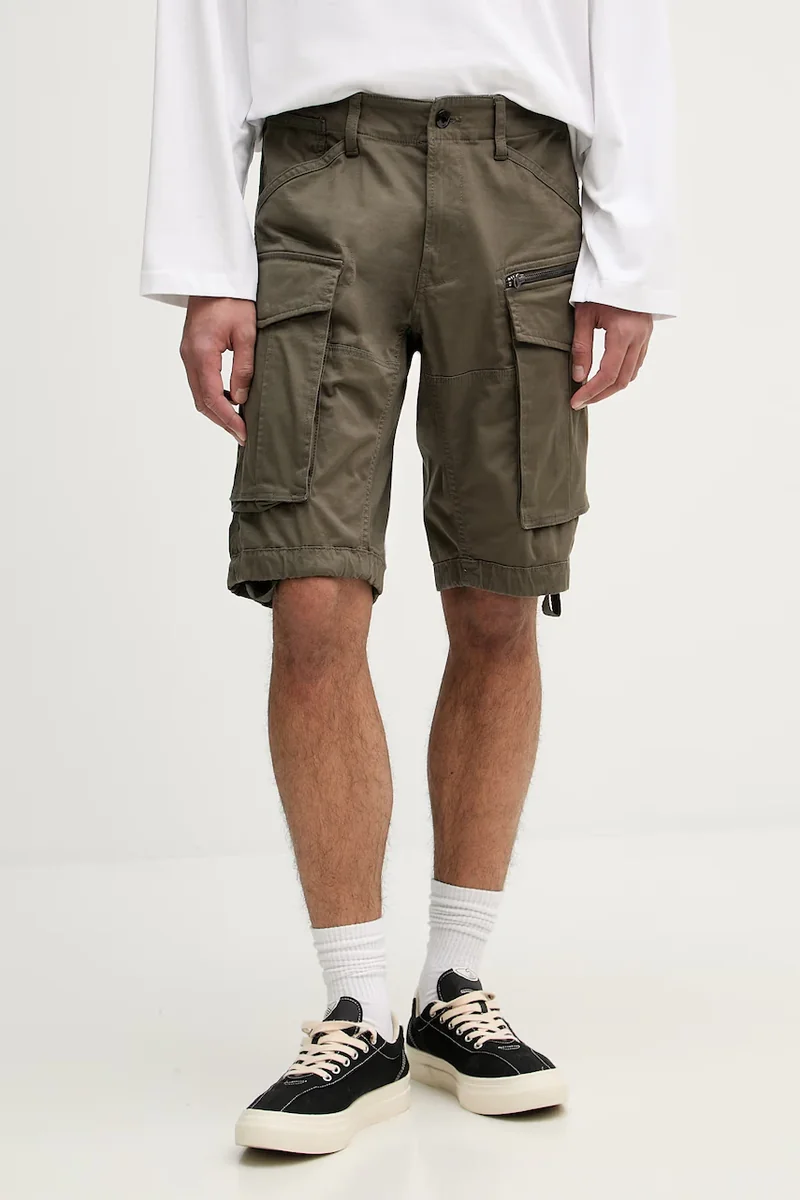 G-Star pantaloni scurți cargo pentru bărbați, din bumbac cu elastan Rovic zip regular