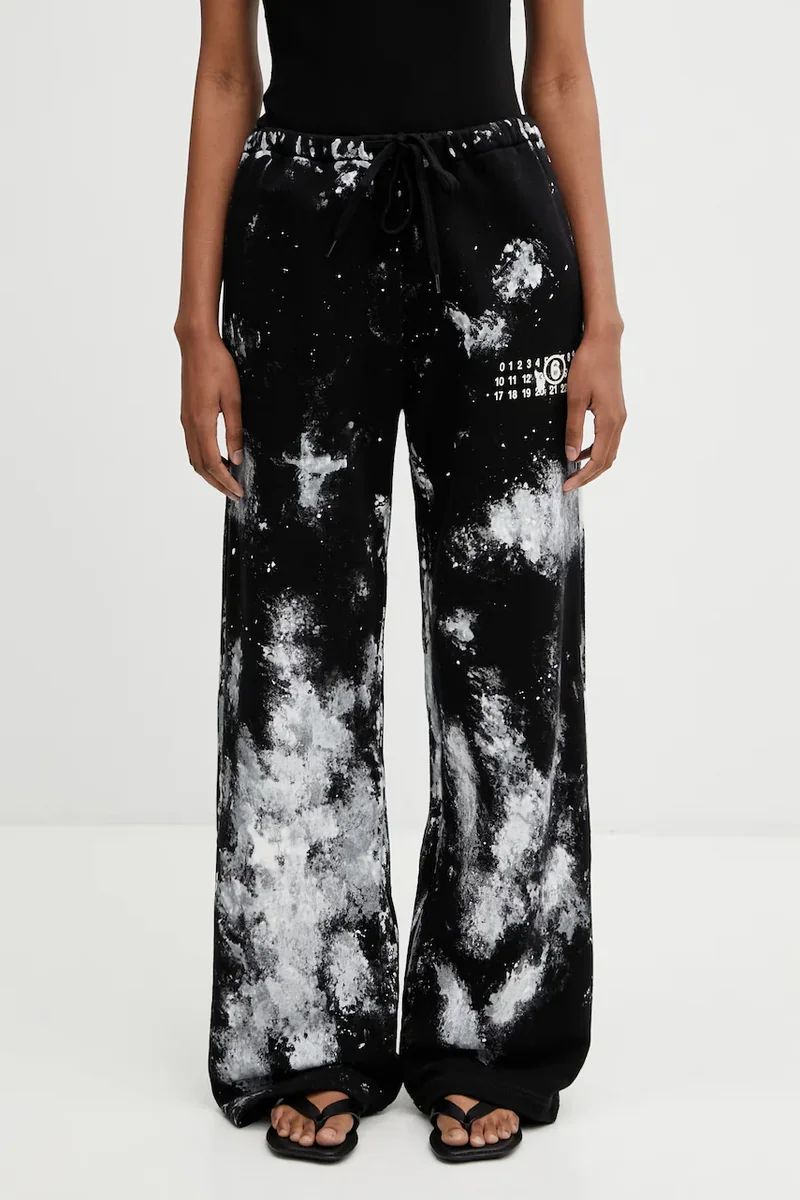 MM6 Maison Margiela pantaloni de trening pentru femei, din bumbac