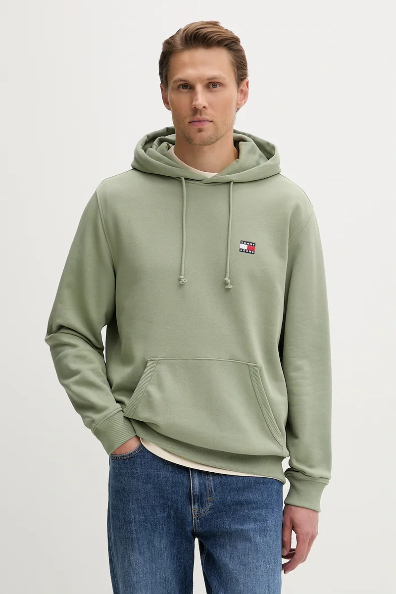 Tommy Jeans hanorac cu glugă pentru bărbați, din bumbac