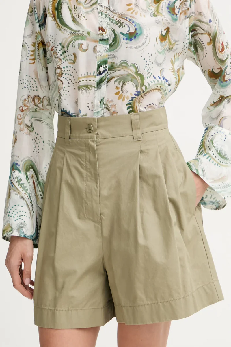 Weekend Max Mara pantaloni scurți pentru femei, din bumbac ARMONIA