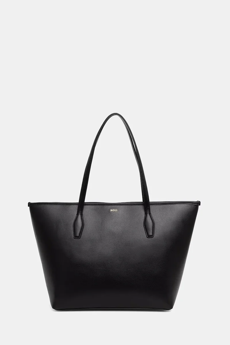 BOSS geantă shopper pentru femei, cu imitație de piele Sandy Zip Shopper
