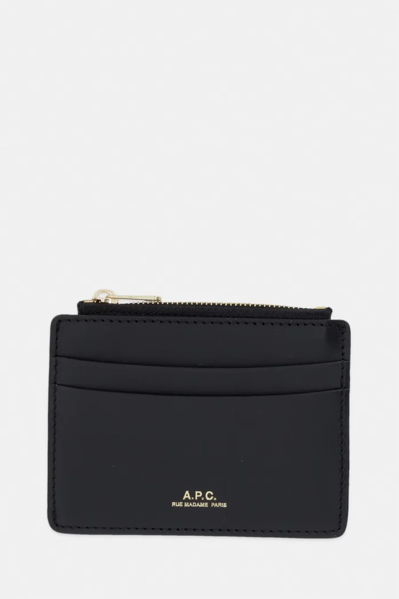 A.P.C. Portofel pentru femei, din piele Porte-carte Paris