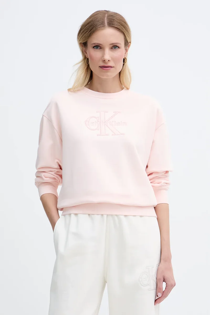 Calvin Klein Jeans hanorac pentru femei din bumbac