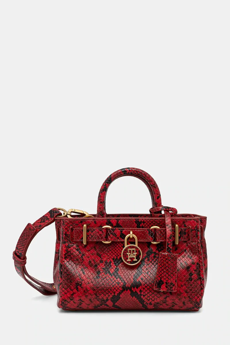 Tommy Hilfiger geantă shopper pentru femei din piele