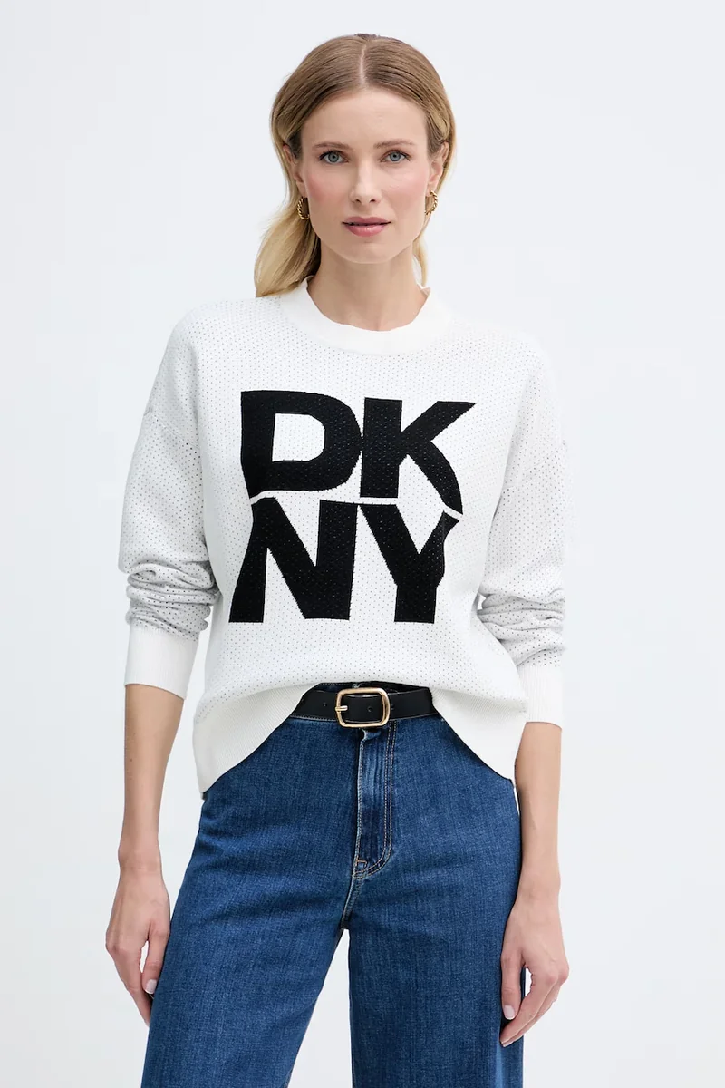 DKNY pulover pentru femei cu vâscoză