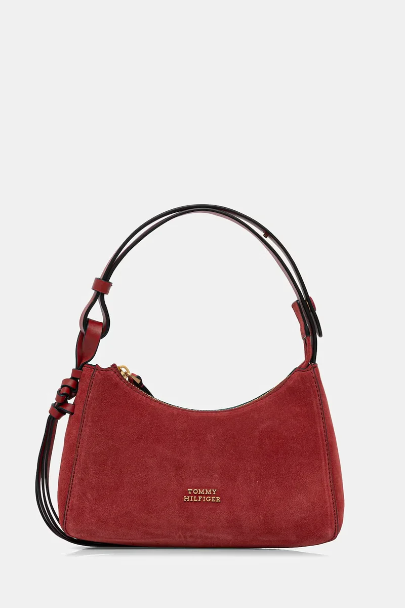 Tommy Hilfiger geantă shopper pentru femei din piele întoarsă