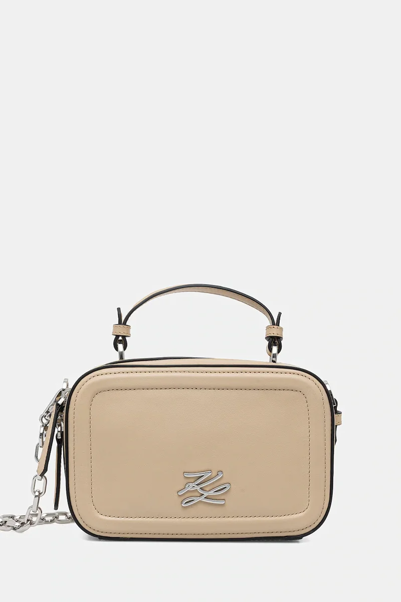 Karl Lagerfeld geantă crossbody pentru femei din piele K/AUTOGRAPH