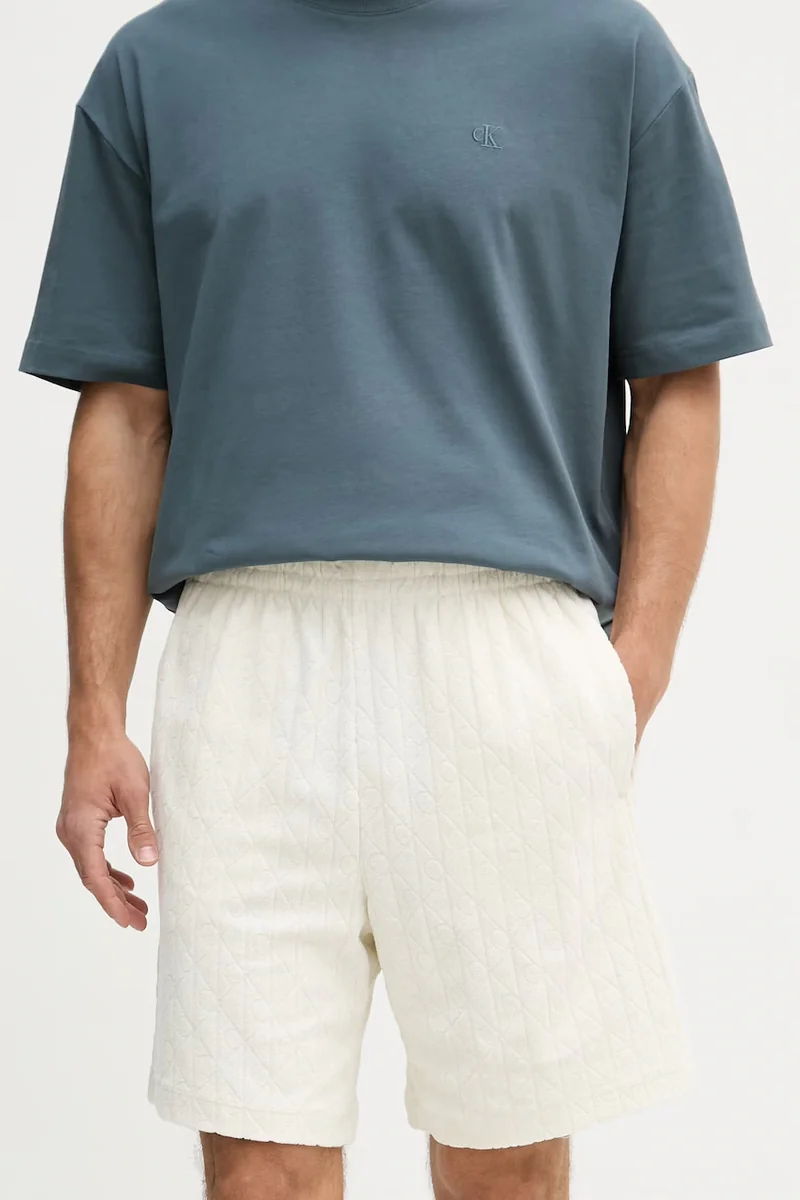 Calvin Klein Jeans pantaloni scurți de trening pentru bărbați, din bumbac