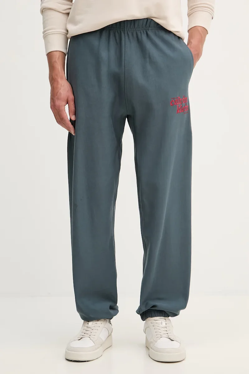 Calvin Klein Jeans pantaloni de trening pentru bărbați, din bumbac