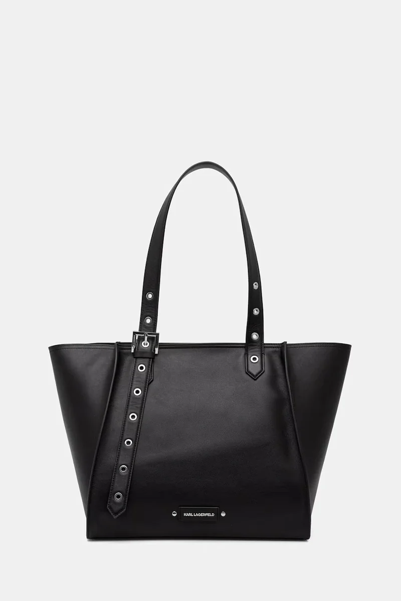Karl Lagerfeld geantă shopper pentru femei, din piele K/EYELETS