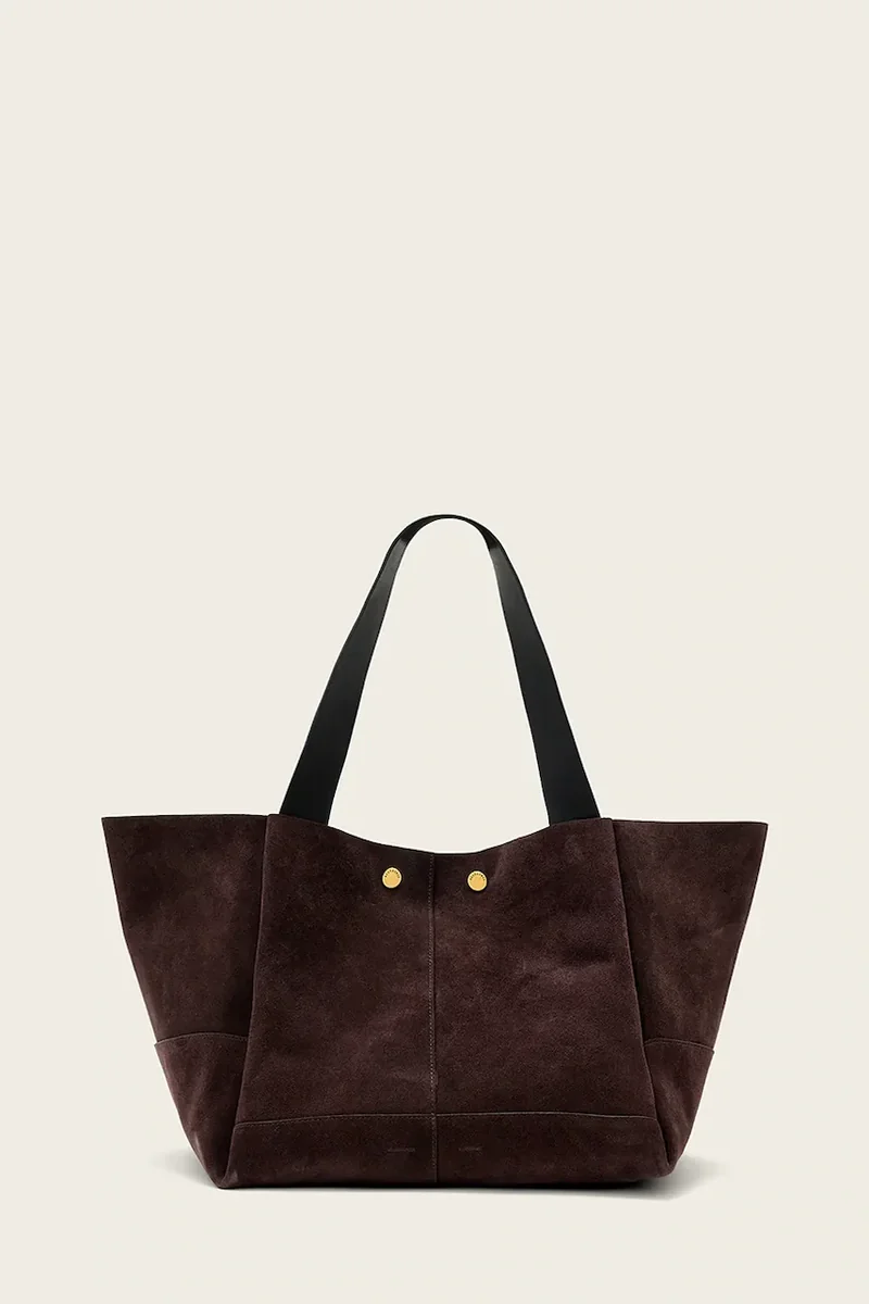 AllSaints geantă shopper pentru femei, din piele întoarsă ROSALIE