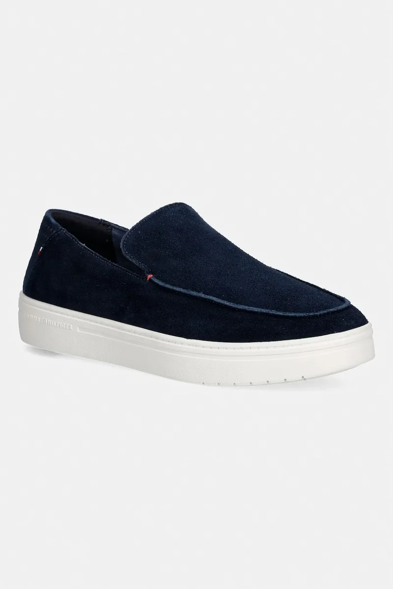 Tommy Hilfiger mocasini din piele întoarsă MODERN LIGHT SUEDE LOAFER