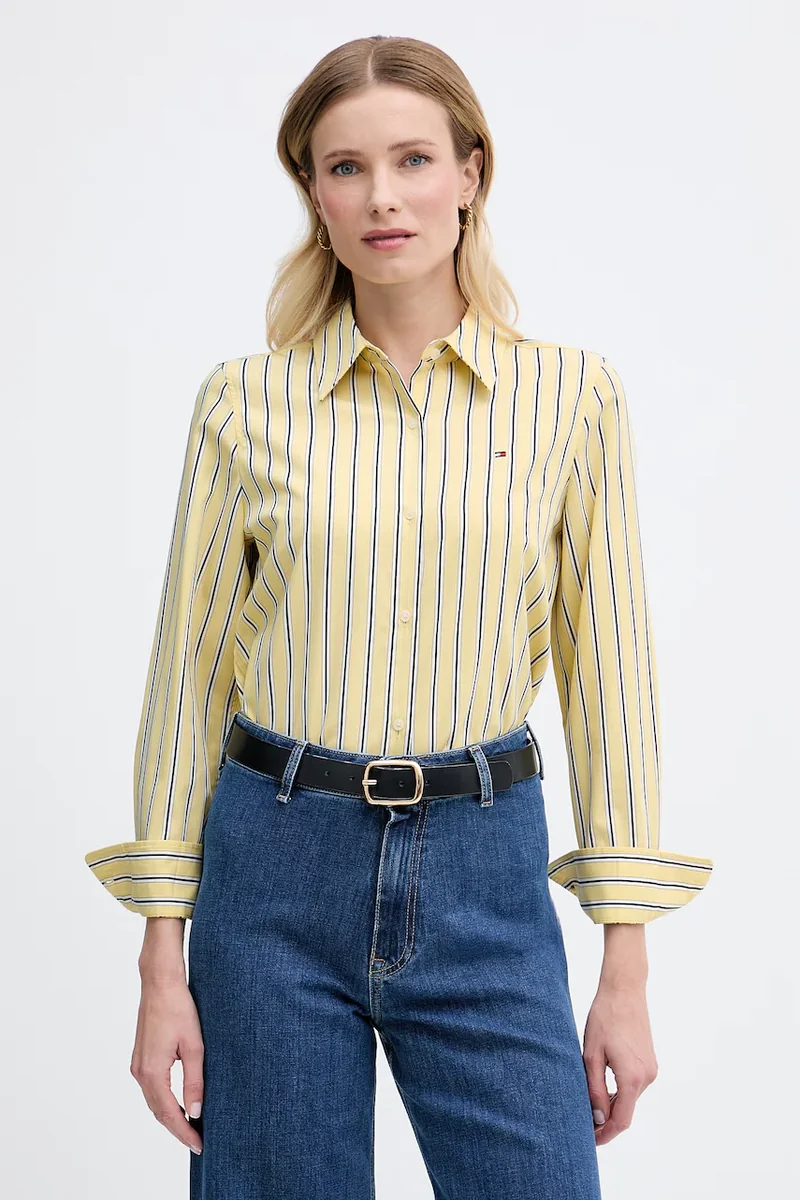 Tommy Hilfiger cămașă pentru femei, din bumbac