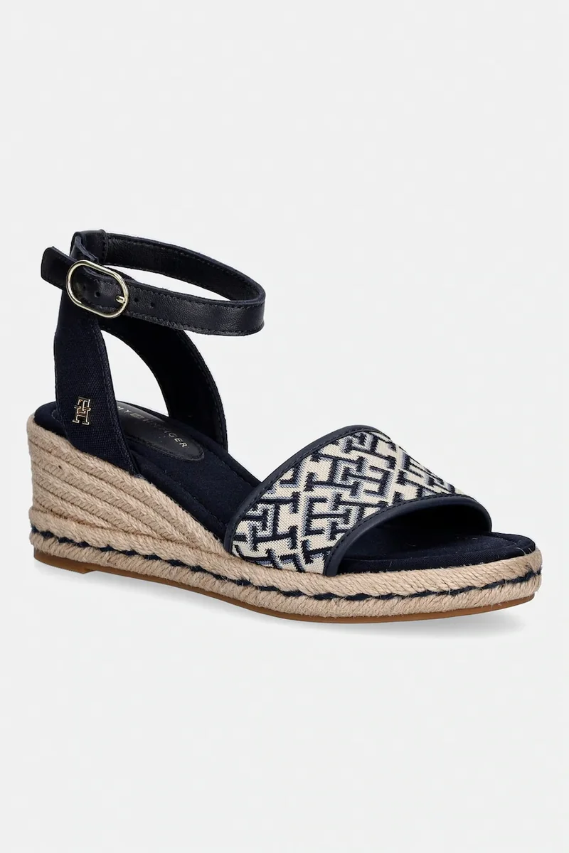 Tommy Hilfiger sandale wedges TH MID ESPAD WEDGE JACQUARD