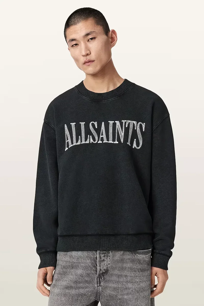 AllSaints hanorac pentru bărbați, din bumbac DASH