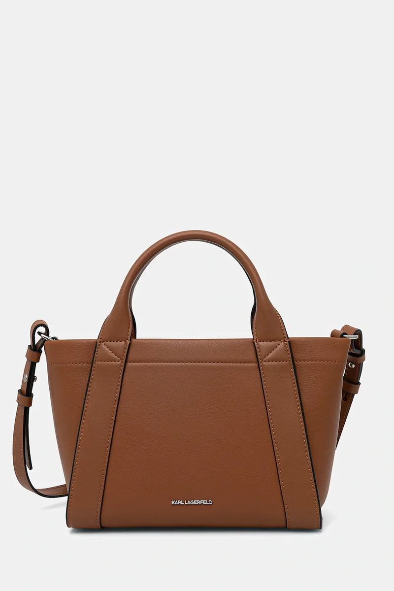 Karl Lagerfeld geantă crossbody pentru femei, cu imitație de piele întoarsă K/VILLE
