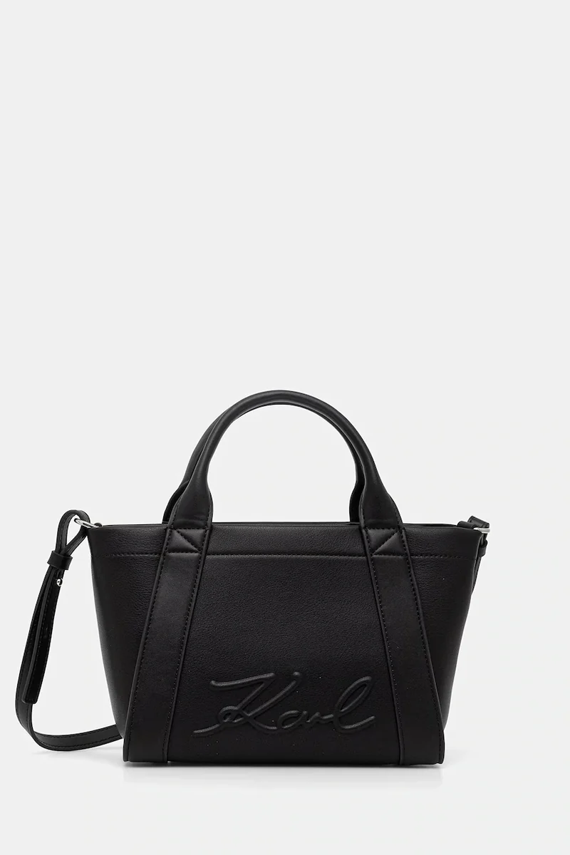 Karl Lagerfeld geantă crossbody pentru femei cu imitație de piele întoarsă K/VILLE