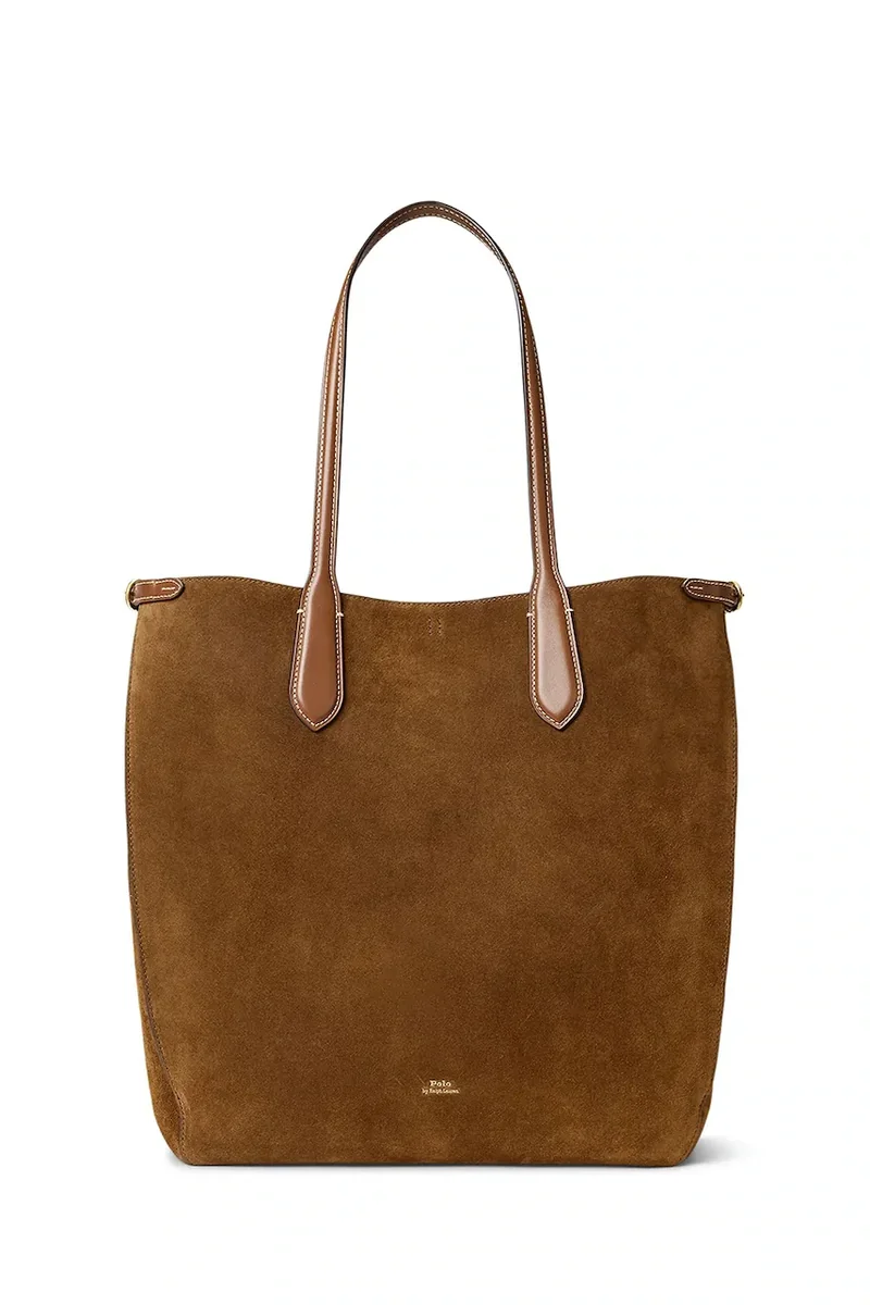 Polo Ralph Lauren geantă shopper pentru femei, din piele întoarsă