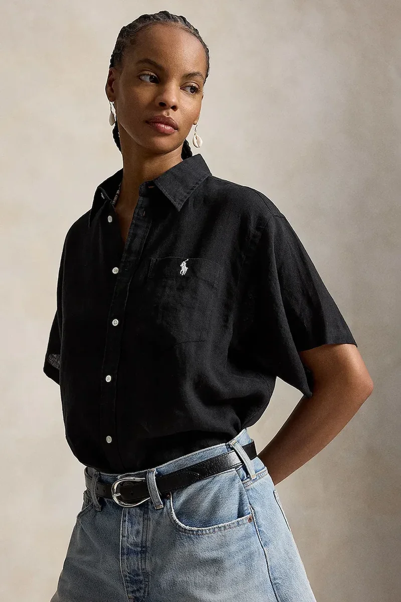 Polo Ralph Lauren cămașă pentru femei din in