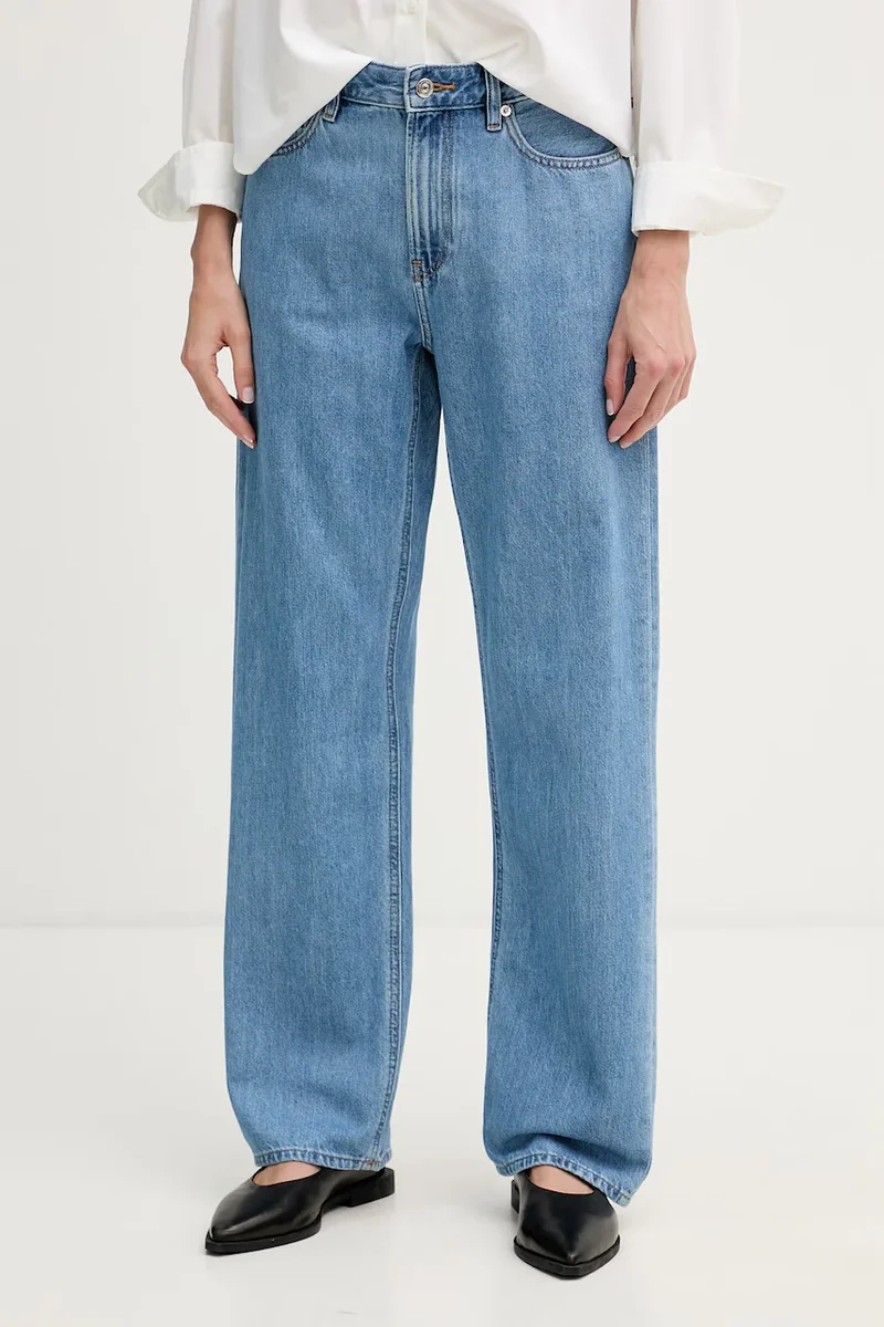 Calvin Klein Jeans blugi straight pentru femei
