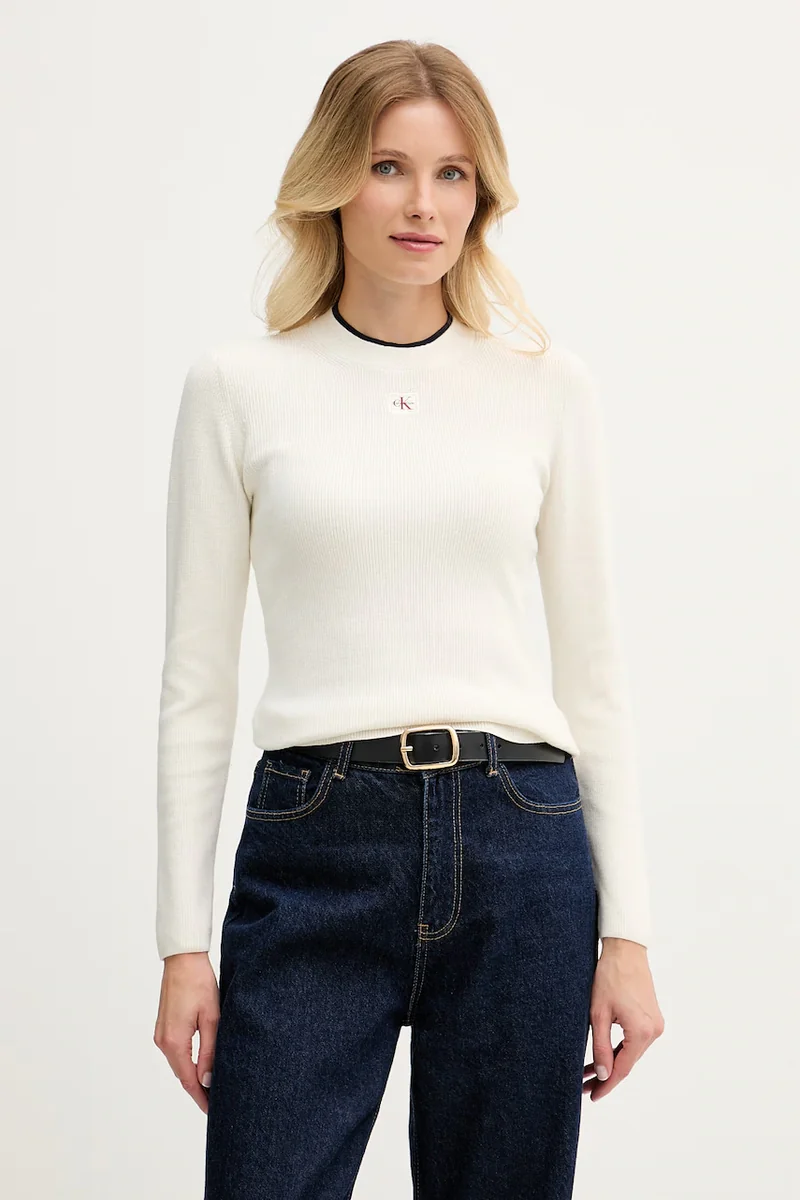 Calvin Klein Jeans pulover pentru femei, din bumbac
