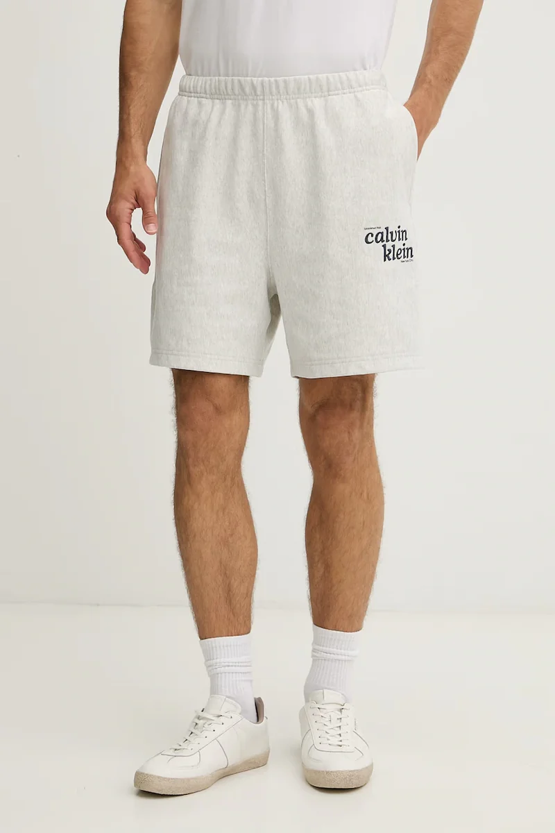 Calvin Klein Jeans pantaloni scurți de trening pentru bărbați, cu bumbac