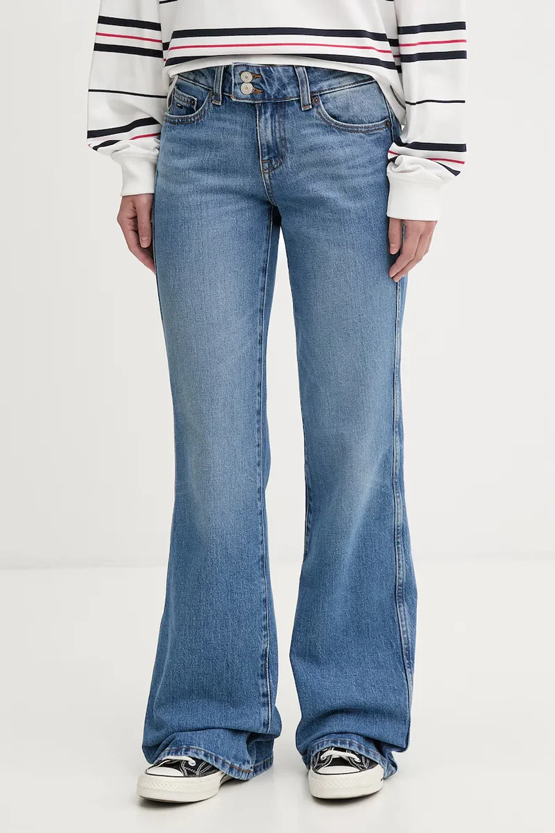 Tommy Jeans blugi bootcut pentru femei
