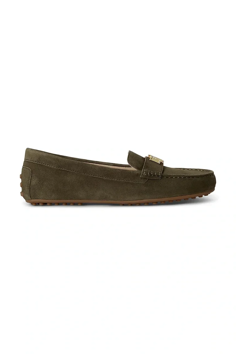 Lauren Ralph Lauren mocasini pentru femei, din piele întoarsă Barnsbury