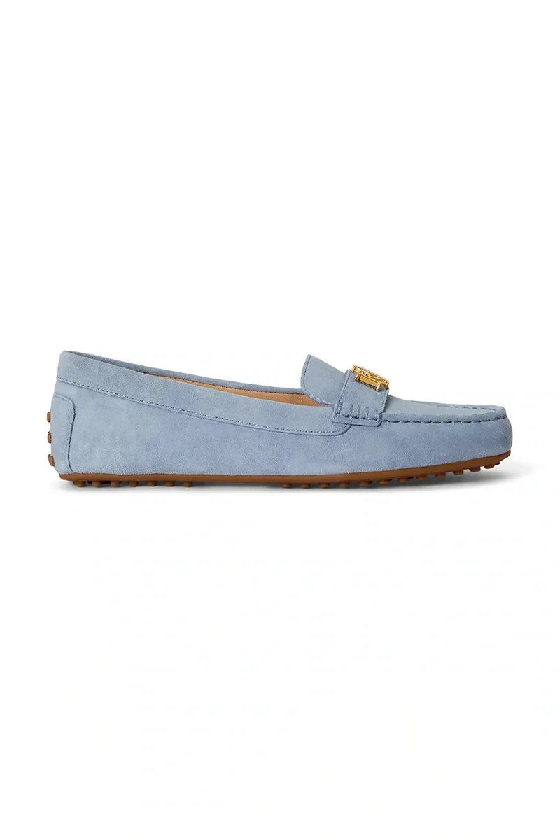 Lauren Ralph Lauren mocasini pentru femei, din piele întoarsă Barnsbury