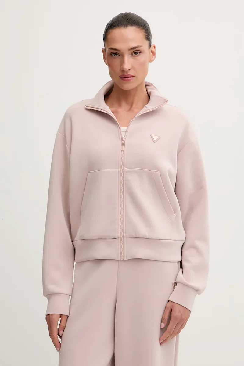 Guess hanorac cu fermoar pentru femei cu modal OLYMPE